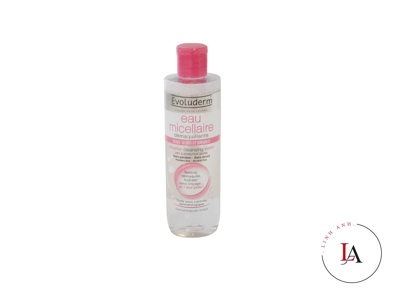 Nước tẩy trang Evoluderm hồng 250ml